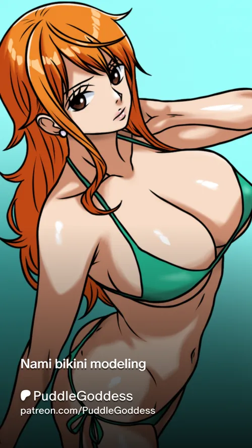 Nami bikini modeling (PuddleGoddess) Thumbnail