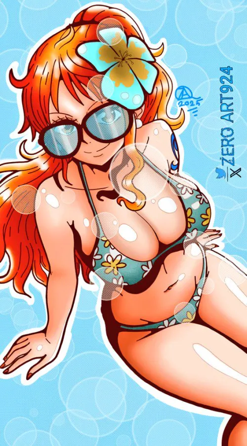 Nami In Bikini (Zero Art) Thumbnail