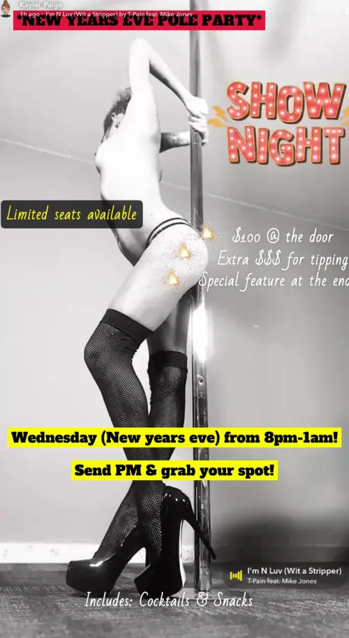NEAR CRIVITZ!?!?! Want to attend my stripper pole show tomorrow 8-1am??? PM to a Thumbnail