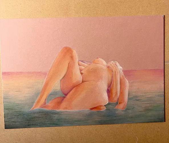 (Need help titling), dry pastel, by moi Thumbnail
