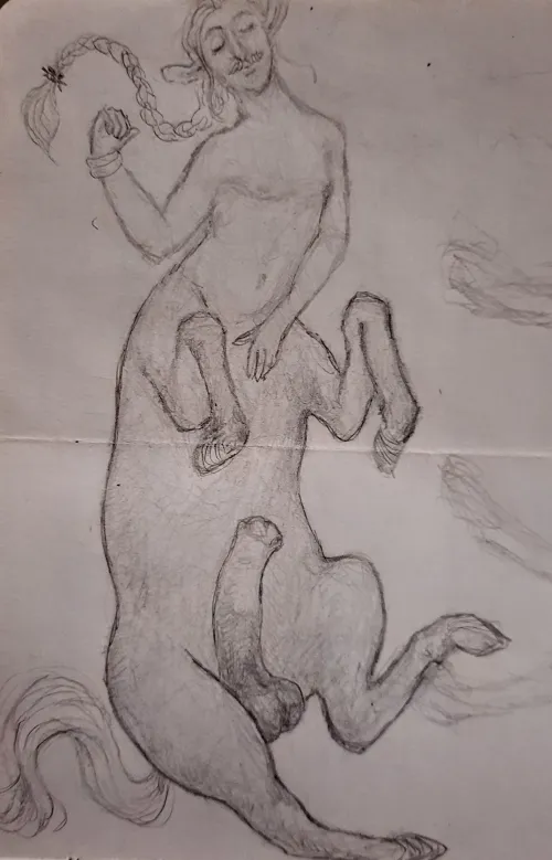 Need that dick inside me(art by me) Thumbnail