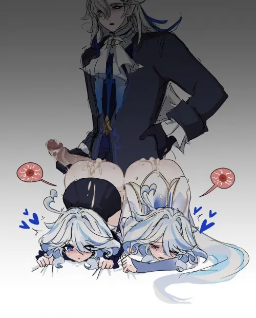 Neuvillete filling Furina and Focalors~ (hijichan) Thumbnail