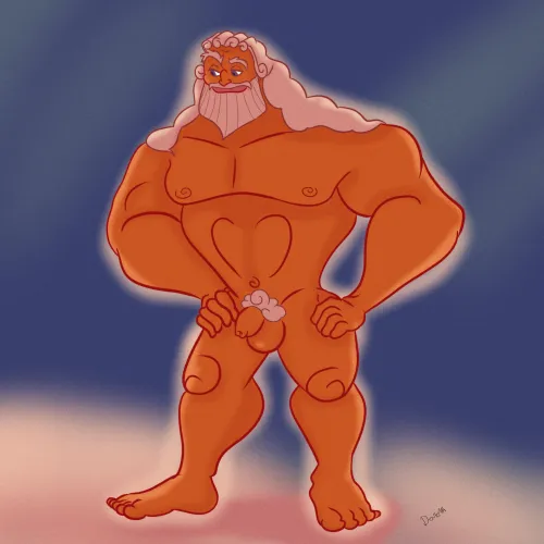 Nice View from Up Here! Zeus (Hercules 1997) by Denki404 Thumbnail