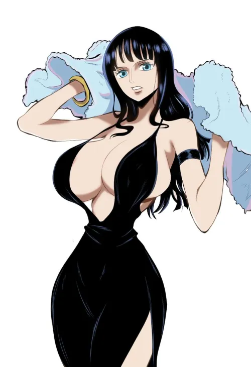 Nico Robin with her huge tits (by yunsmrr) Thumbnail