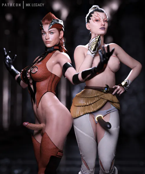 Nitara X Ashrah Bond of Angel and Demon Sisters (MKLegacy) Thumbnail