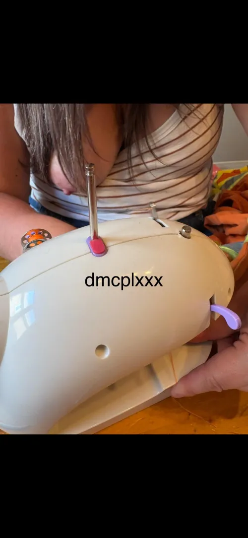 No better way to do some sewing Thumbnail