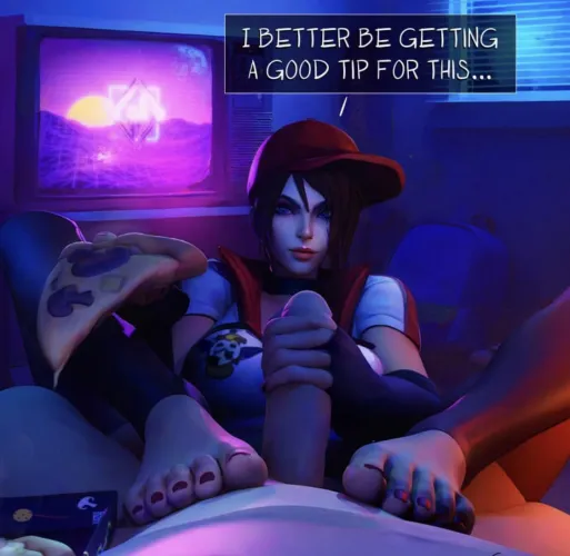 Now which one of you would appreciate the above and beyond service from your local delivery girl? Thumbnail