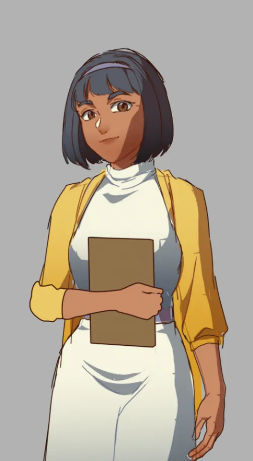 Nurse receptionist sketch (TimeWizardStudios) [Another Chance] Thumbnail