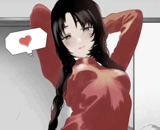 OC cute girls tits poking through turtleneck Thumbnail