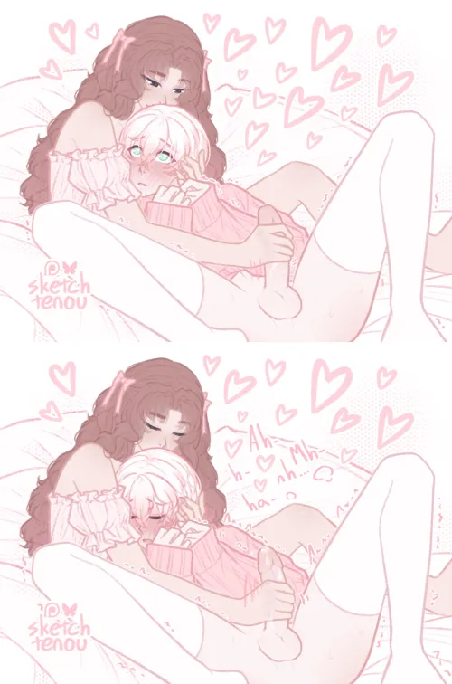 [OC] Holding him close and whispering to him what a good boy he is while he melts 💕 Thumbnail