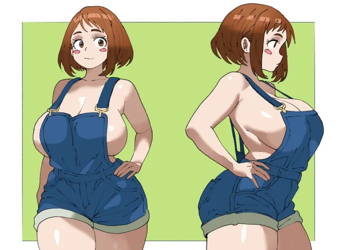 Ochako’s huge tits fill out her overalls (captain_tai) Thumbnail