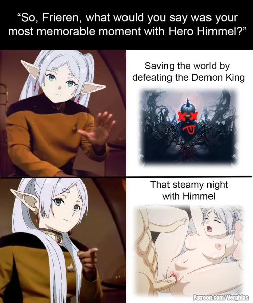 Of course, Frieren. Feel free to tell us EVERYTHING! Thumbnail