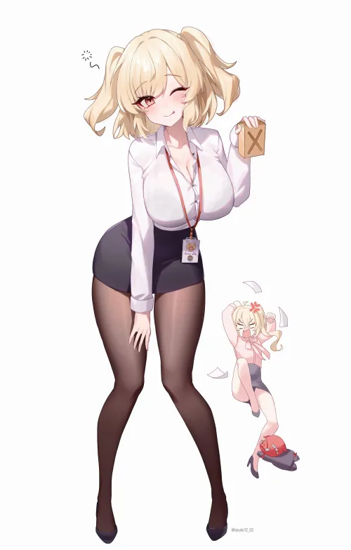 Office lady Burnice Thumbnail