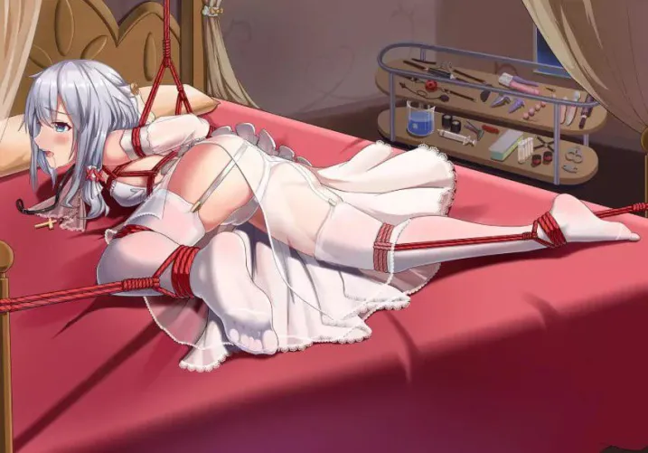 On the bed art: LewdScorpion Thumbnail