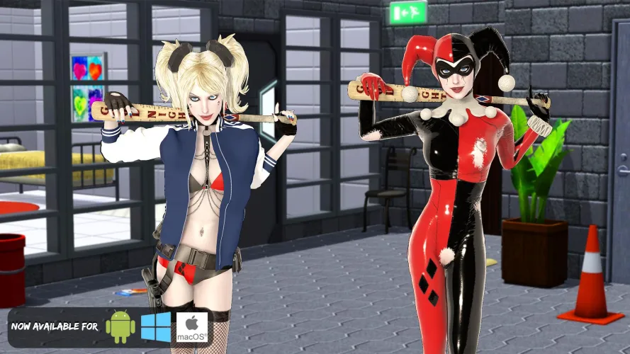 Only thing better than one Harley are two Harleys! [HaremCards] Thumbnail