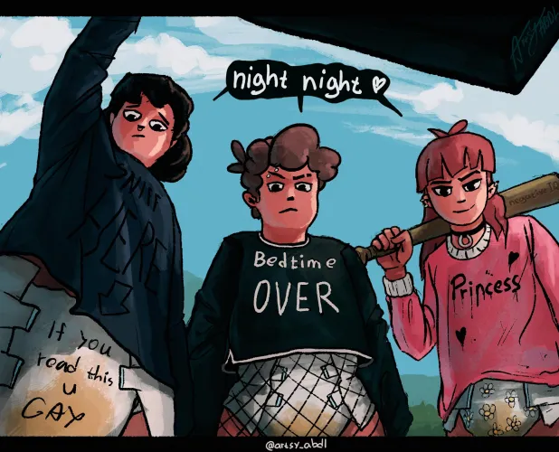 only US get to skip bedtime, night night kiddo ˘^˘ Thumbnail