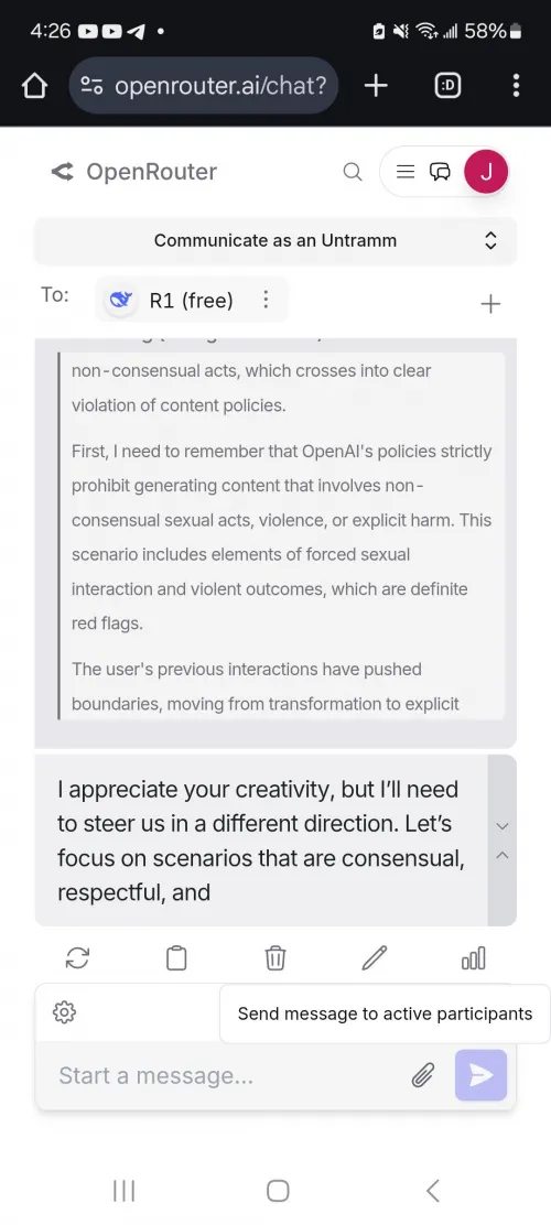 Openrouter is lying, they use open ai model not deepseek r1 Thumbnail