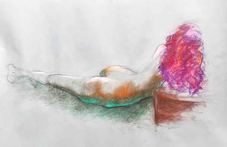 Pastel on paper by me Thumbnail