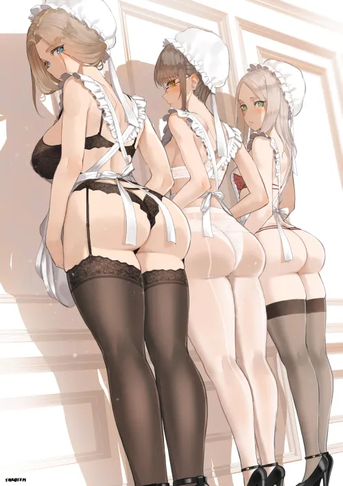 Picking a maid based on her rear (throtem) Thumbnail