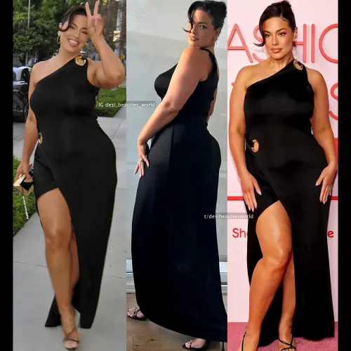 Plus size supermodel Ashley Graham thick thighs Thumbnail