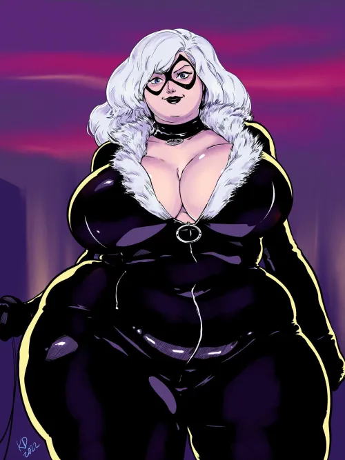 Plus Sized Black Cat Thumbnail