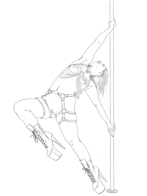 Pole queen , drawn by me ✏️ Thumbnail