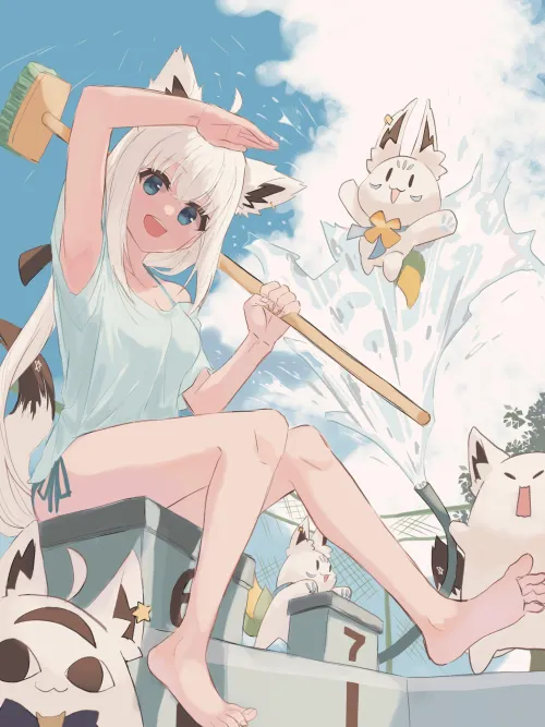 Pool Cleaner Fubuki [Hololive] Thumbnail