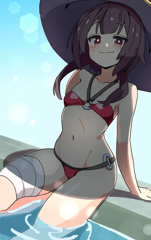 Poolside Megumin (tknknym) [Konosuba] Thumbnail