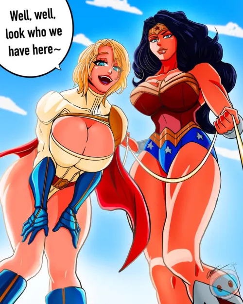 Power Girl and Wonder Woman (Reach008) Thumbnail