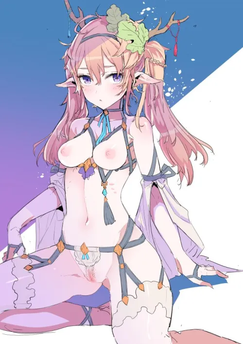 Pretty elf with a cute hair ornament Thumbnail