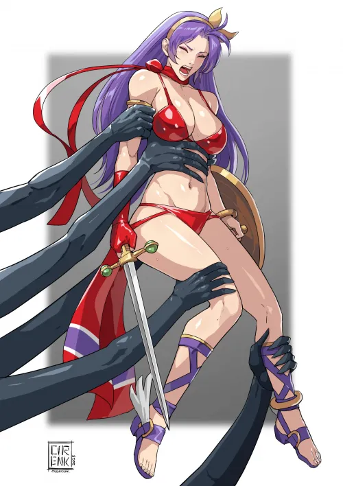 Princess Athena and monster hands (Cirenk) Thumbnail