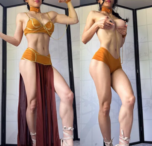 Princess Leia on/off cosplay (PeachyAznGirly) Thumbnail