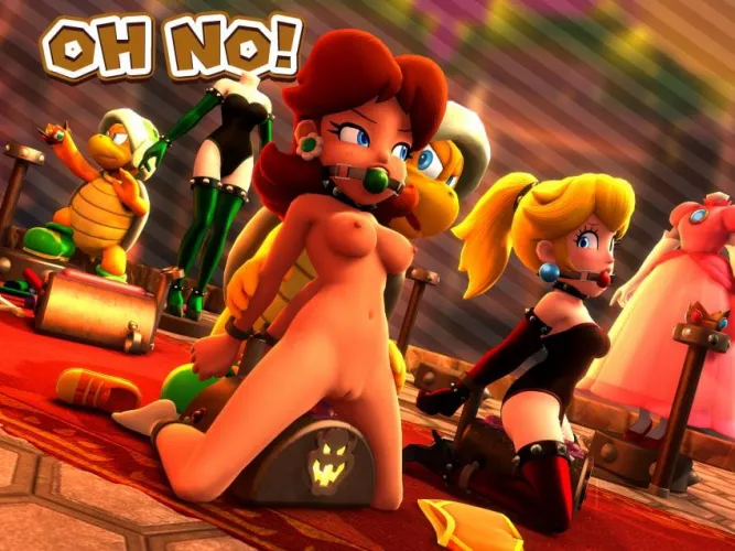 Princess Peach and Princess Daisy Bondage Thumbnail