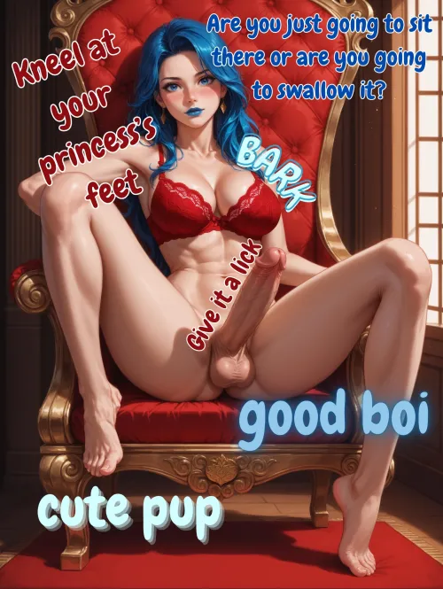 Princess Worship [Princess Lyn] [Caption] [Futanari] [Futa-Empire] Thumbnail