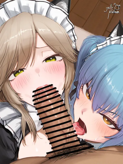 Privaty and Ade sharing a cock (jelly platinum) Thumbnail