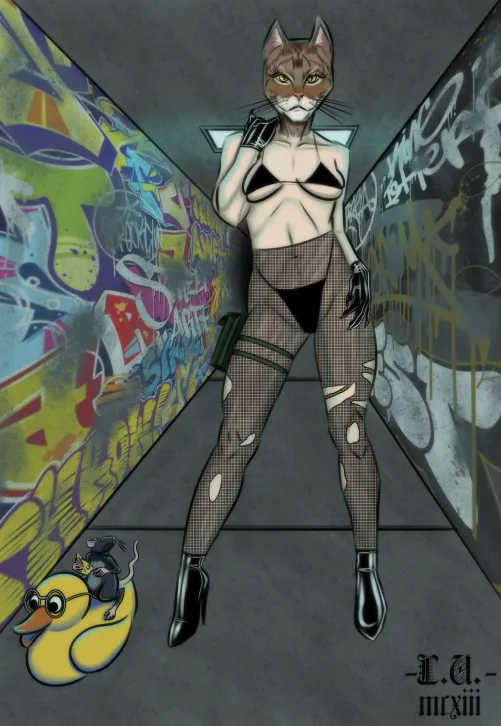 Punk Cat Girl (LatexSirens) Thumbnail