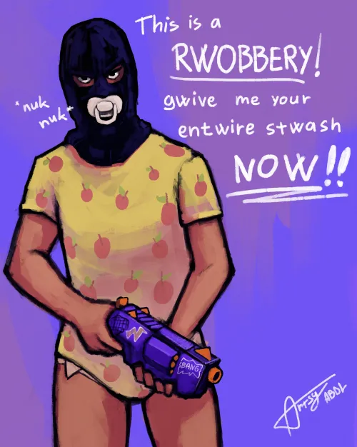 Put all your diapies in the bag! Thumbnail