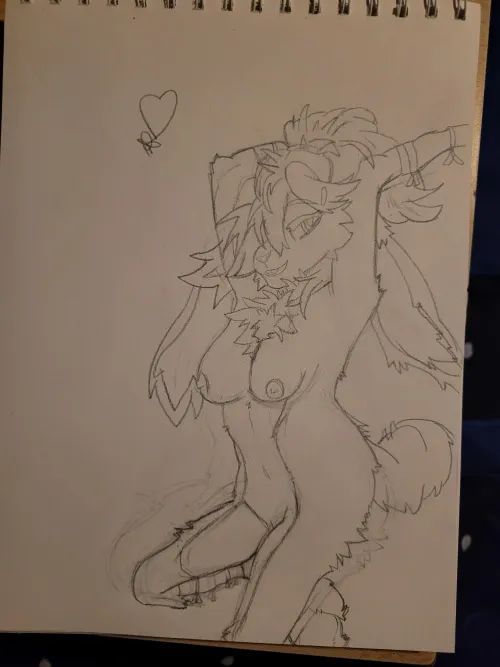 Quick sketch. Thought I'd show how it looks so far since I'm pretty proud of it! Finished project later this week. Own nothing drew for credit and all criticism is welcome! Thumbnail