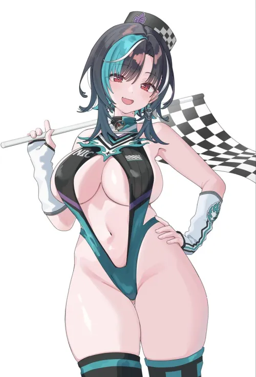 Race queen Chihaya Thumbnail