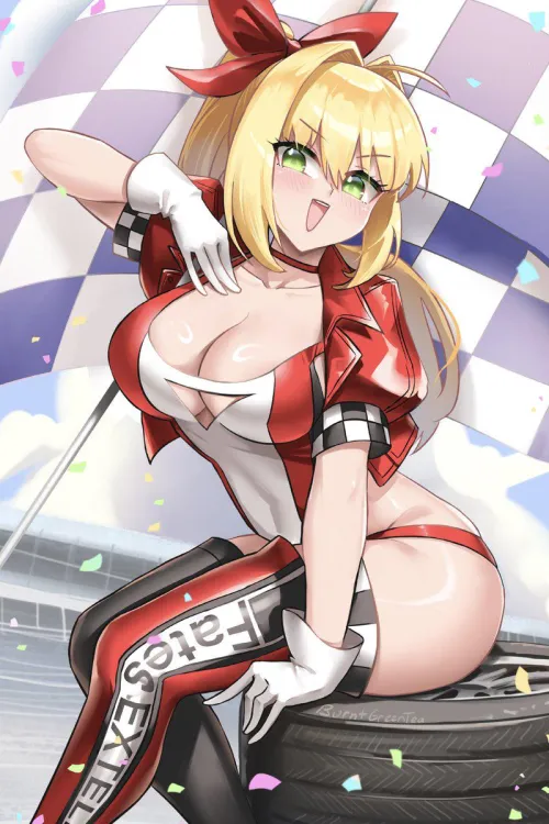 Race Queen Nero (Burnt Green Tea) [Fate/Extra] Thumbnail