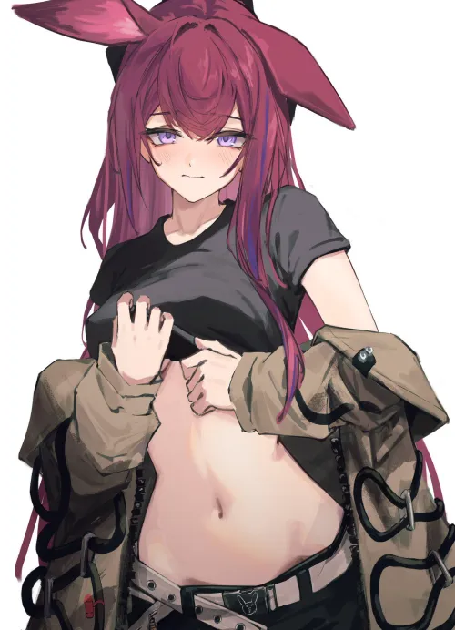 Ray's midriff [Arknights] Thumbnail