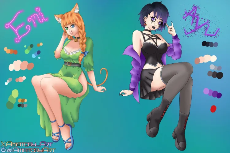 Redesigning my OCs for the billionth time... Thumbnail