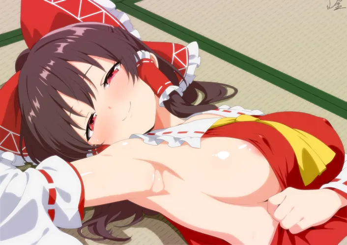 Reimu Armpit & Sideboob (Yamaboshi Ryuu) [Touhou] Thumbnail