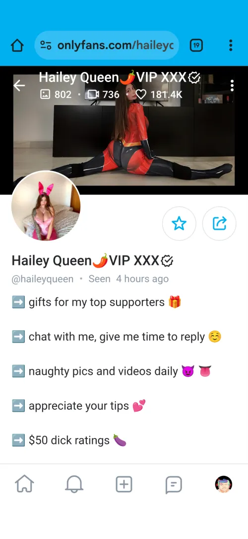 Request haileyqueen Thumbnail