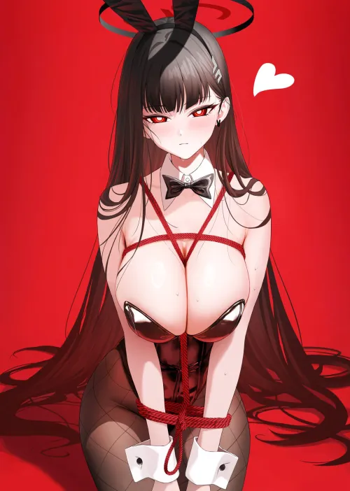 Restrained Bunny Rio (SOLar) [Blue Archive] Thumbnail