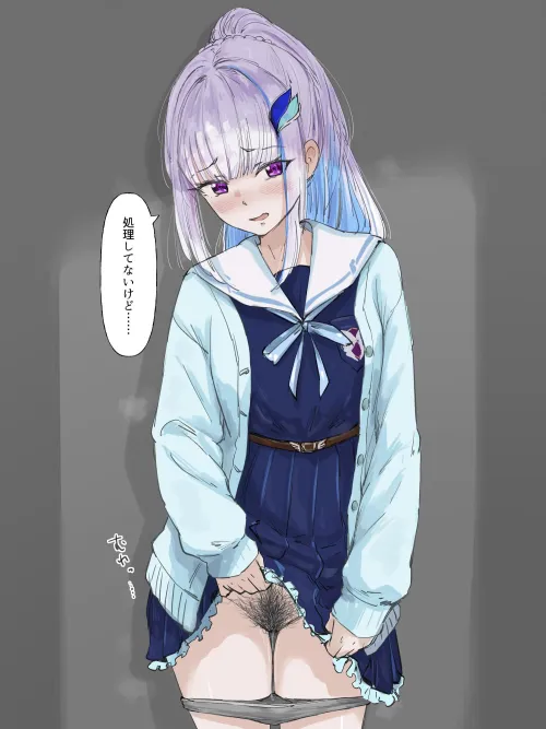 Revealing Her Hairy Pussy Thumbnail