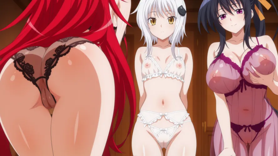 Rias, Koneko & Akeno (2560x1440) Thumbnail