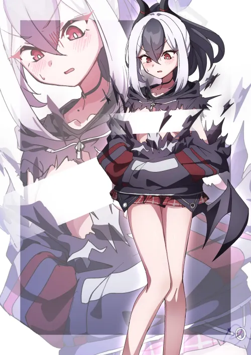 Ripped Hoodie Kayoko [Blue Archive] Thumbnail