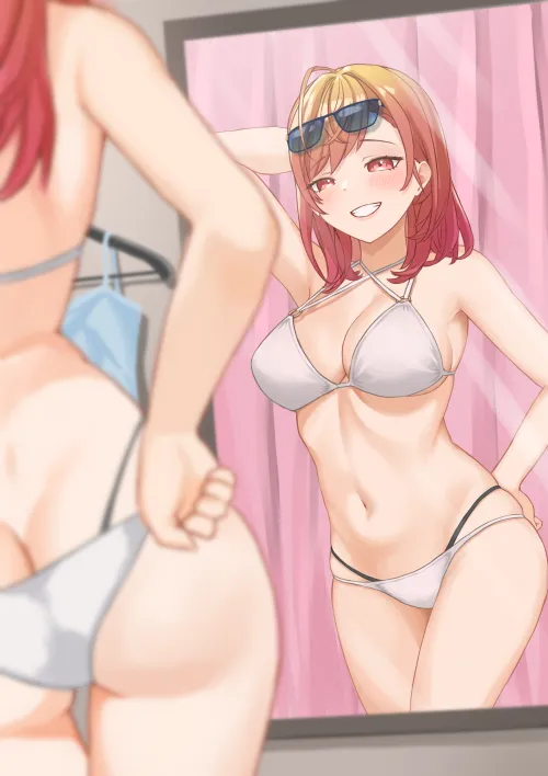 Ririka trying her new swimsuit Thumbnail