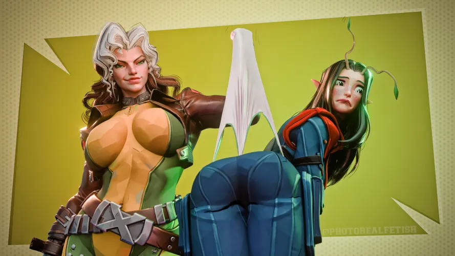 Rogue and Mantis Wedgie (Marvel Rivals) Thumbnail